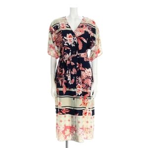 Asian floral print dress